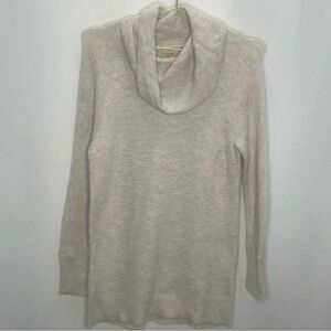 LOFT Soft Cream Turtleneck Sweater
